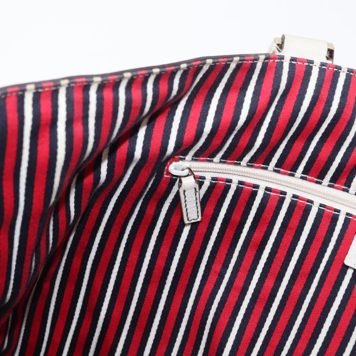 Gucci Abbey Tote GG Canvas with Leather, NAVY, CANVAS, Tote bag