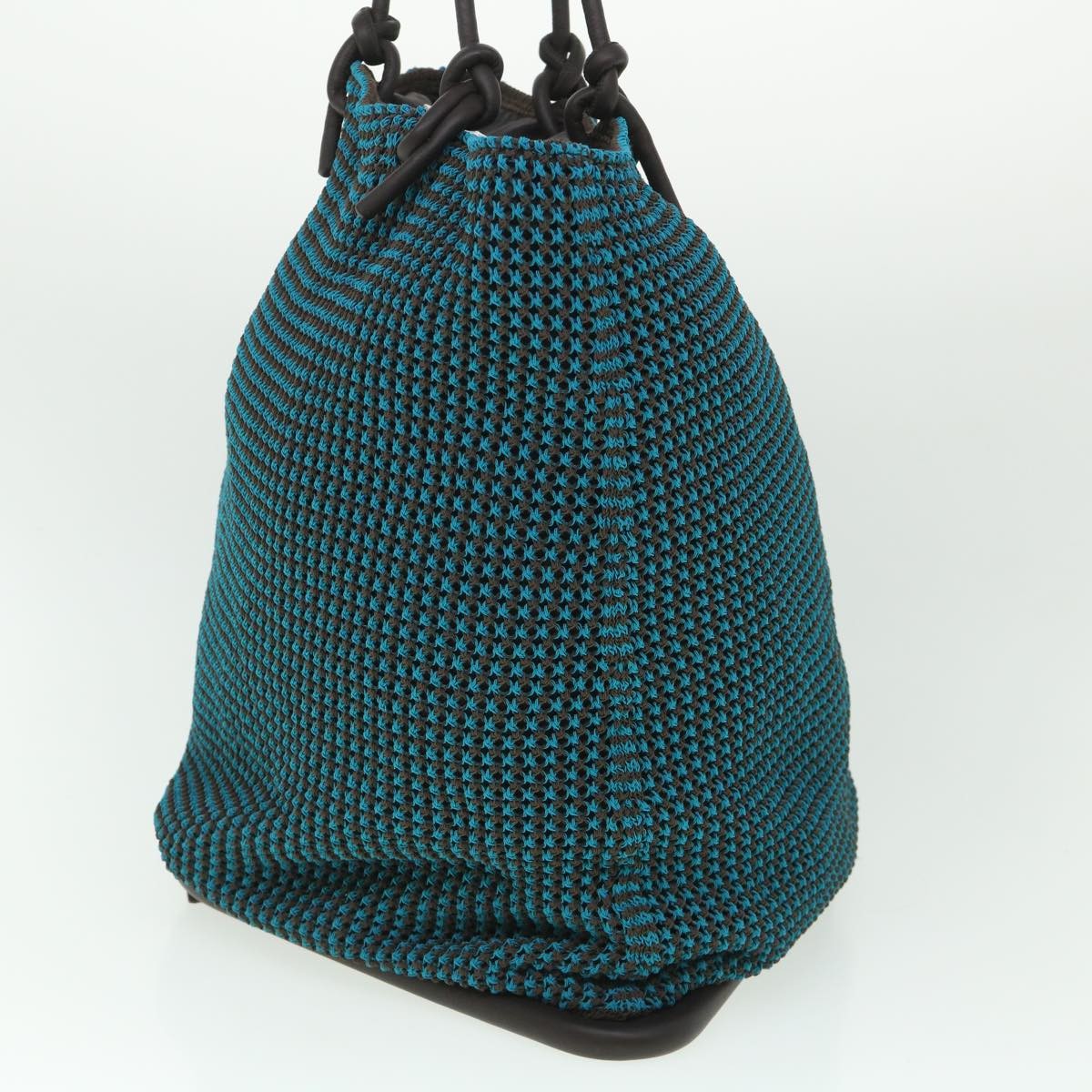 Bottega Veneta Beak Shopper Tote Nylon, BLUE, NYLON, Tote bag
