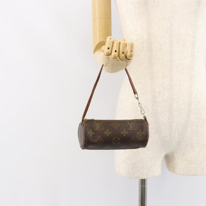 Louis Vuitton Papillon Pochette Monogram Canvas, BROWN, CANVAS, Clutche & pouche