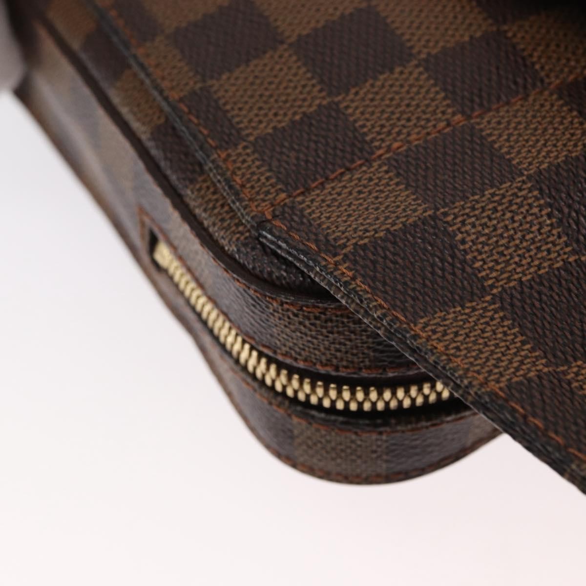 Louis Vuitton Geronimos Waist Bag Damier, BROWN, CANVAS, Shoulder bag