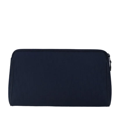 Christian Dior Vintage Trotter Pouch Canvas, NAVY, CANVAS, Clutche & pouche