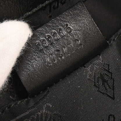 Gucci Vintage Handbag Leather, BLACK, LEATHER, Handbag