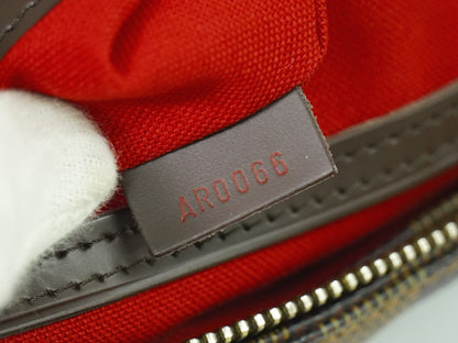 Louis Vuitton Cabas Mezzo Damier, BROWN, CANVAS, Tote bag