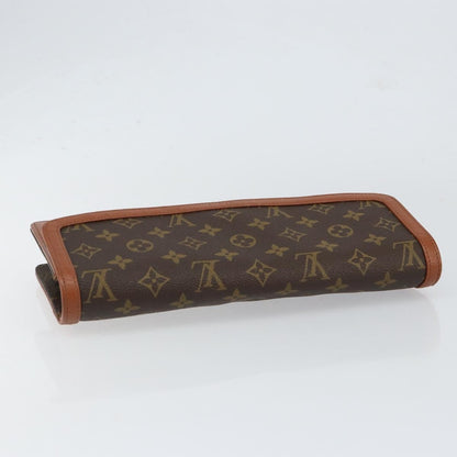 Louis Vuitton Dame Pochette Monogram Canvas, BROWN, CANVAS, Clutche & pouche