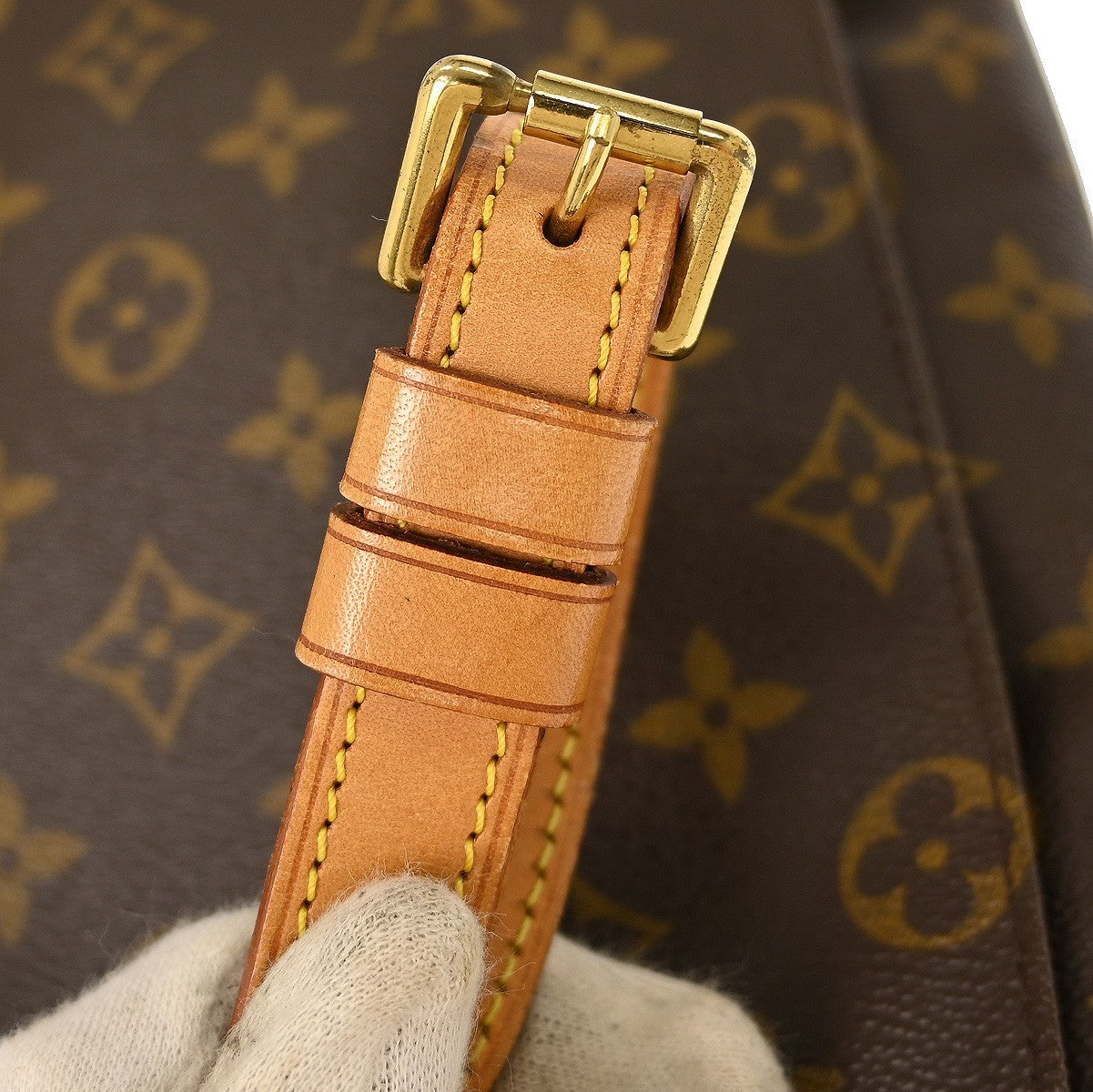 Louis Vuitton Musette Salsa Handbag Monogram Canvas, BROWN, CANVAS, Shoulder bag