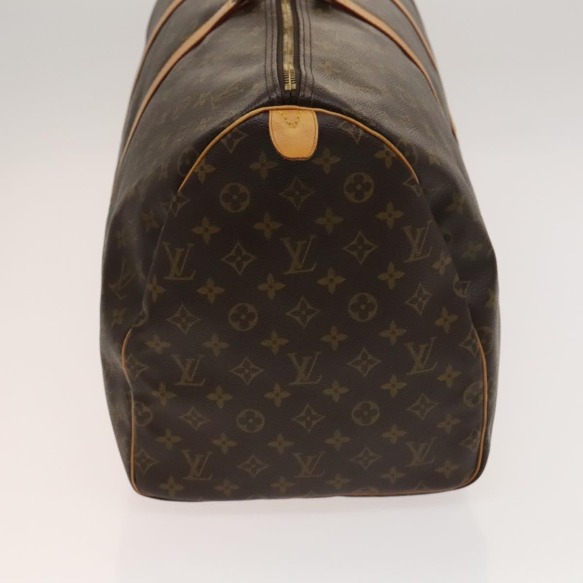 Louis Vuitton Keepall Bag Monogram Canvas, BROWN, CANVAS, Travel bag