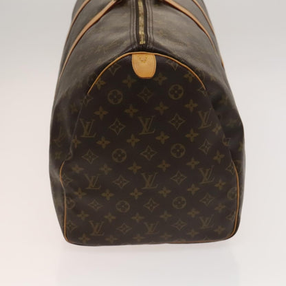 Louis Vuitton Keepall Bag Monogram Canvas, BROWN, CANVAS, Travel bag