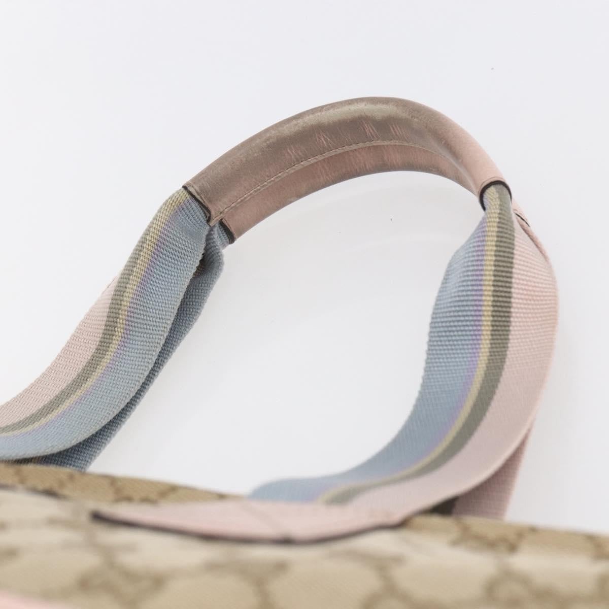 Gucci Diaper Web Strap Tote GG Canvas, BEIGE, CANVAS, Tote bag