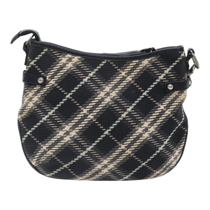 Burberry Nova Check Blue Label Canvas, BLACK, CANVAS, Shoulder bag