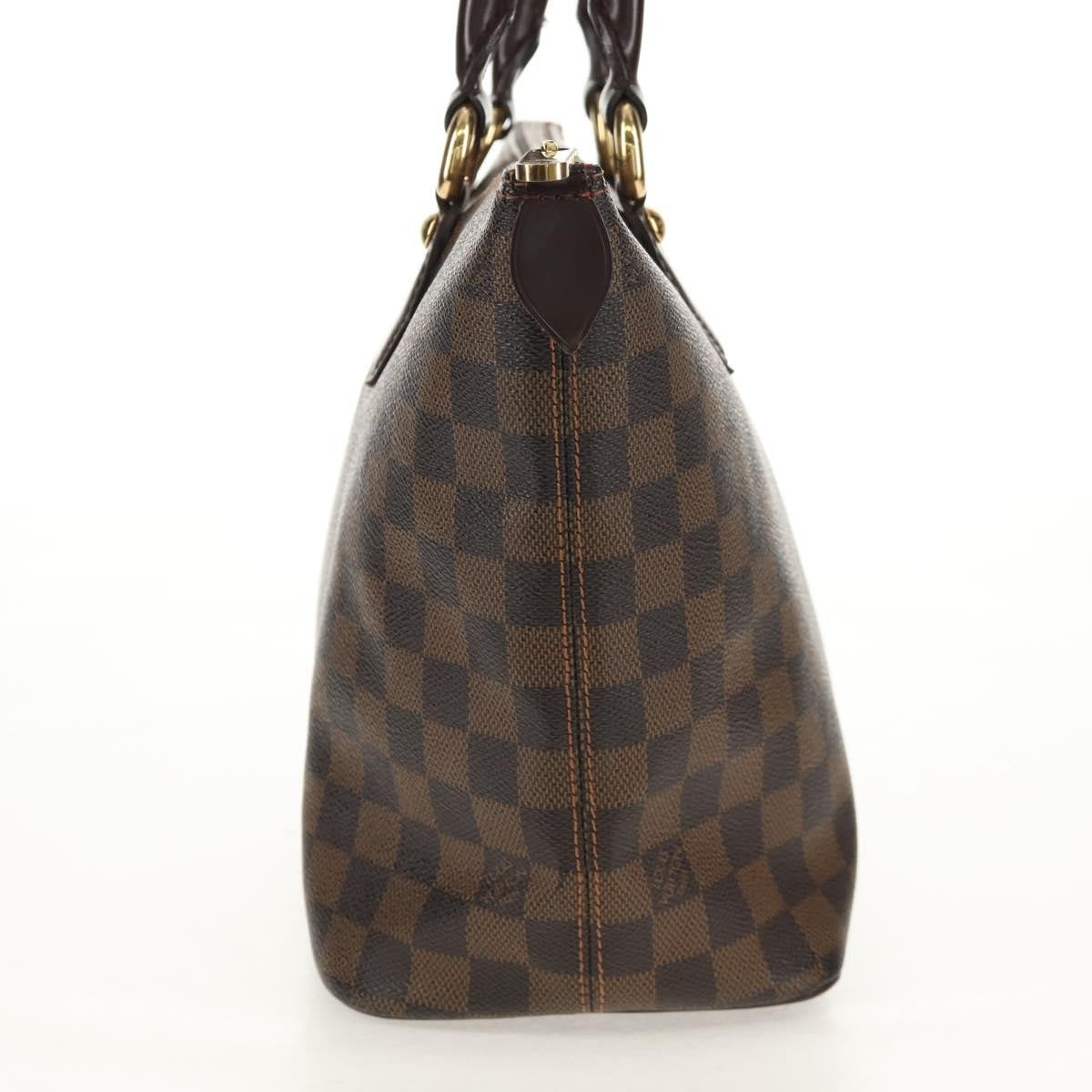 Louis Vuitton Saleya Handbag Damier, BROWN, CANVAS, Tote bag