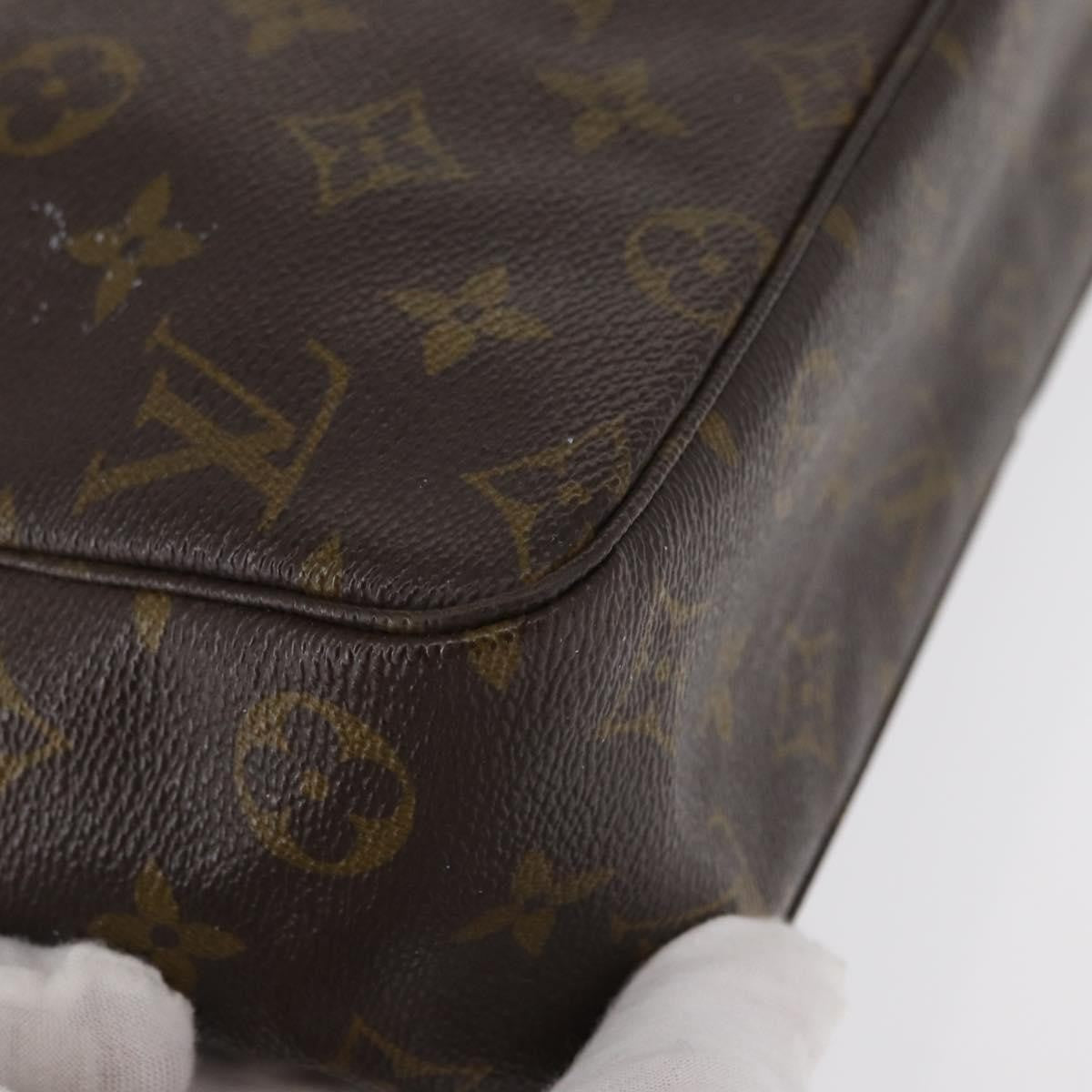 Louis Vuitton Trousse Toiletry Pouch Monogram Canvas, BROWN, CANVAS, Toiletry Case