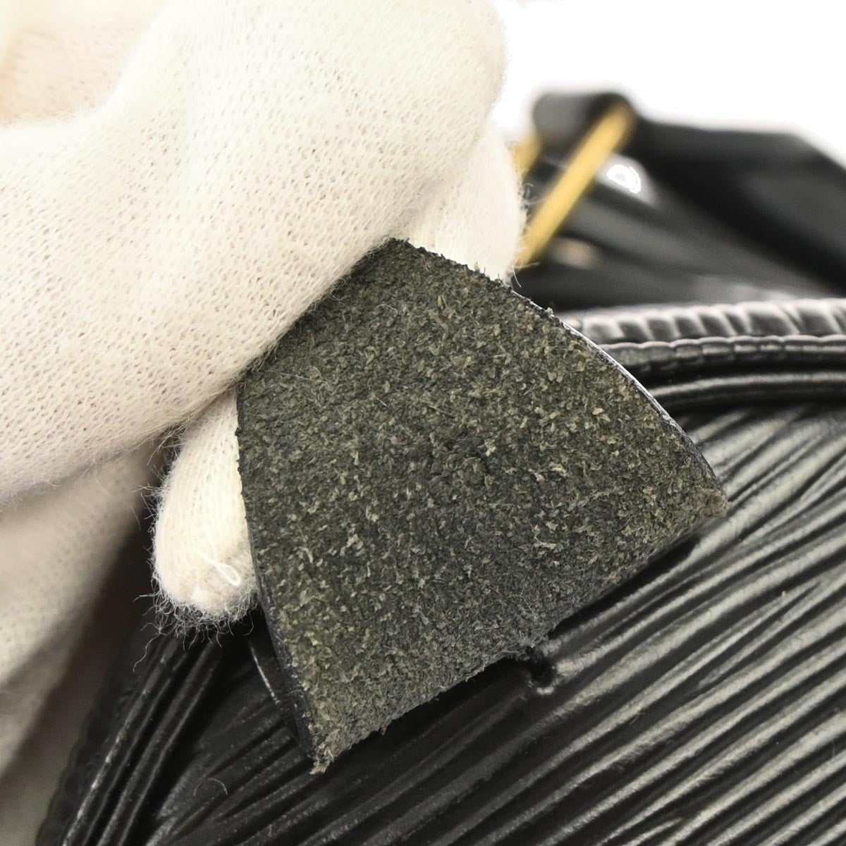 Louis Vuitton Speedy Handbag Epi Leather, BLACK, LEATHER, Handbag