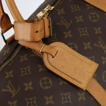 Louis Vuitton Keepall Bag Monogram Canvas, BROWN, CANVAS, Travel bag