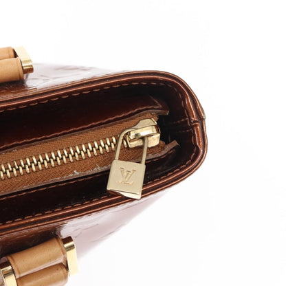 Louis Vuitton Houston Handbag Monogram Vernis, BROWN, PATENT_LEATHER, Handbag