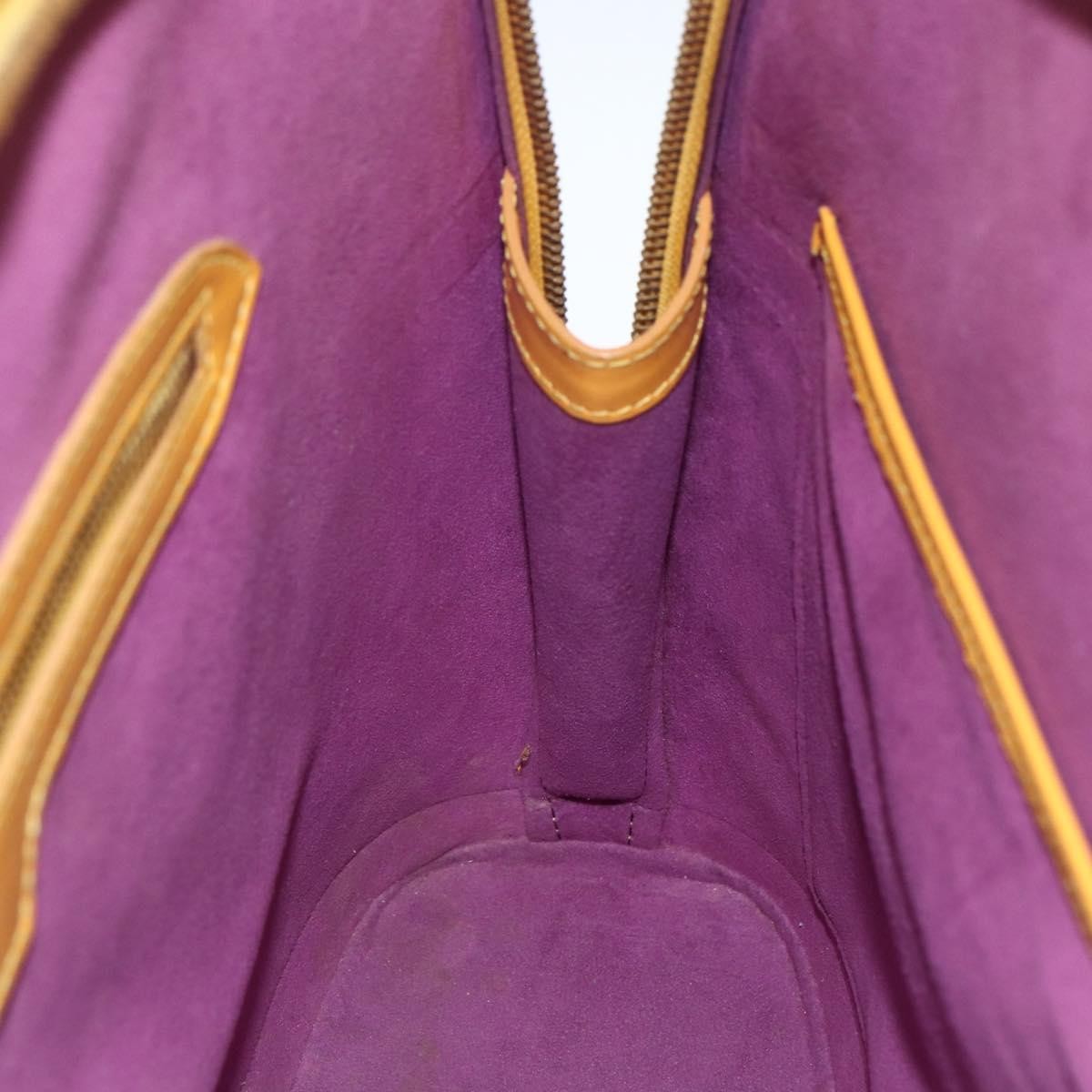 Louis Vuitton Lussac Handbag Epi Leather, Yellow, Leather, Shoulder Bag