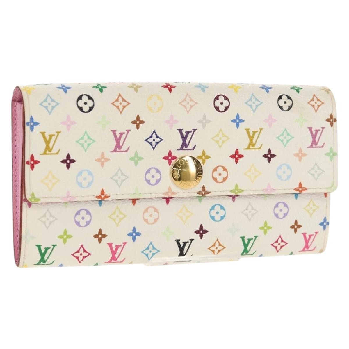Louis Vuitton Portefeuille Sarah Wallet Canvas, MULTICOLOUR, CANVAS, Wallets