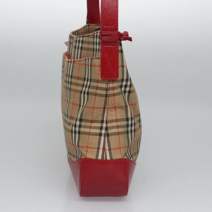 Burberry Shoulder Bag Nova Check Canvas, BEIGE, CANVAS, Shoulder bag