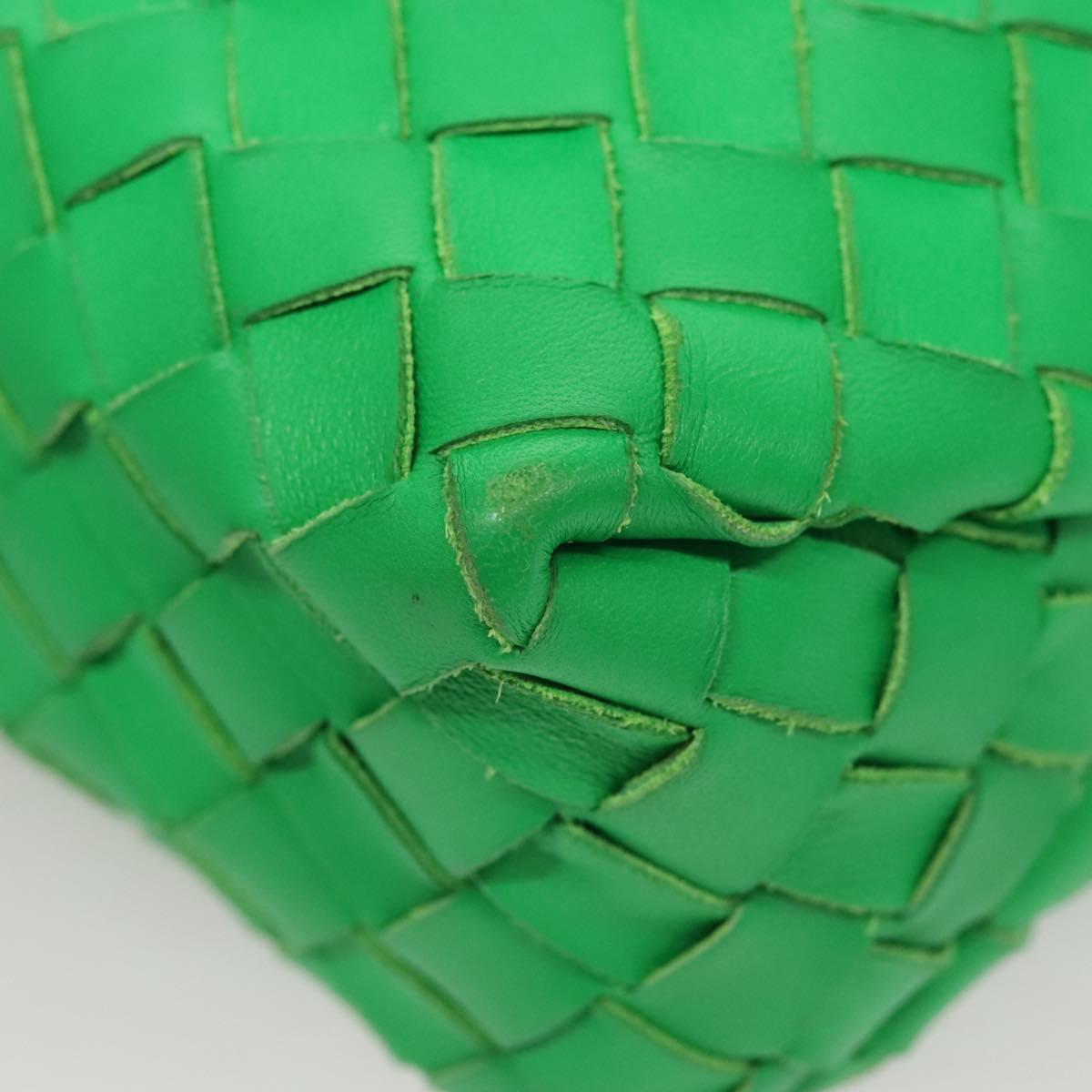 Bottega Veneta Loop Crossbody Bag Intrecciato Nappa, GREEN, LEATHER, Crossbody bag