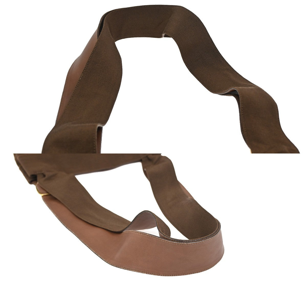 Salvatore Ferragamo Vara shoulder Bag Canvas, BROWN, CANVAS, Shoulder bag