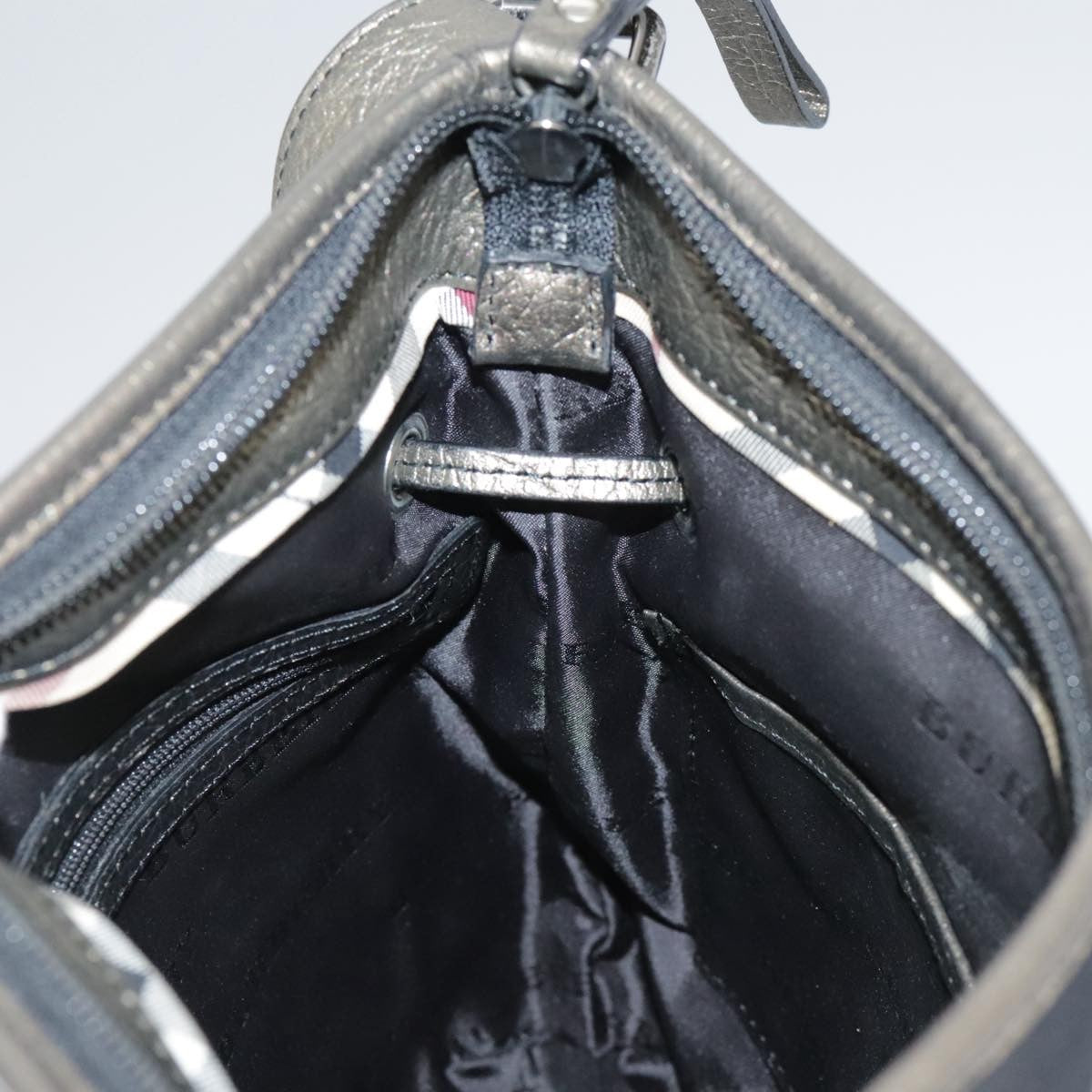 Burberry Vintage Shoulder Bag Nylon, BLACK, NYLON, Shoulder bag