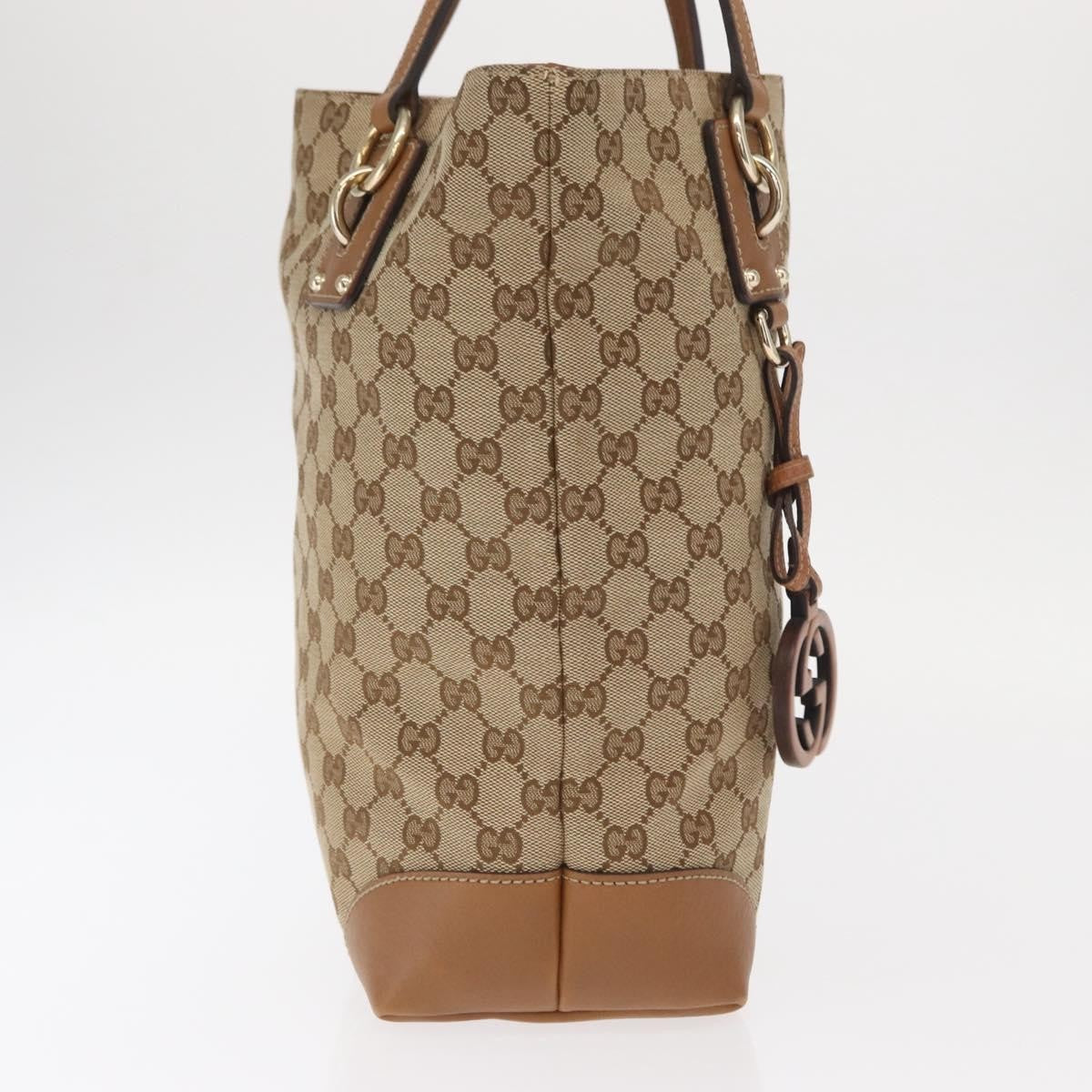 Gucci Vintage tote Canvas, BEIGE, CANVAS, Tote bag