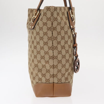 Gucci Vintage tote Canvas, BEIGE, CANVAS, Tote bag
