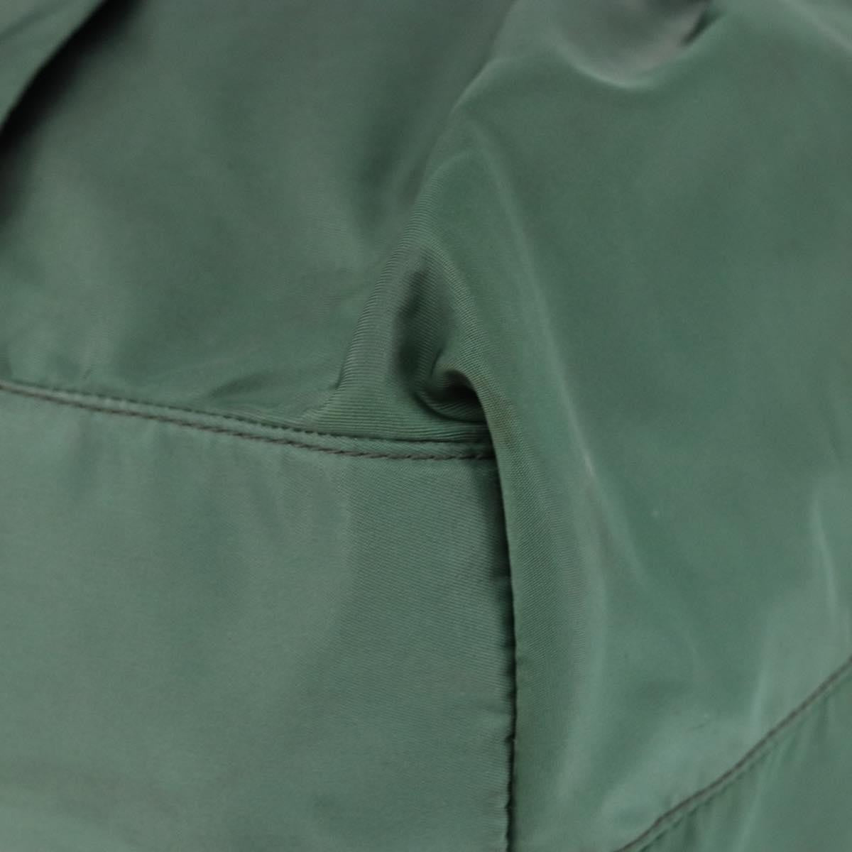 Prada Convertible Bow Tote Tessuto, GREEN, NYLON, Handbag