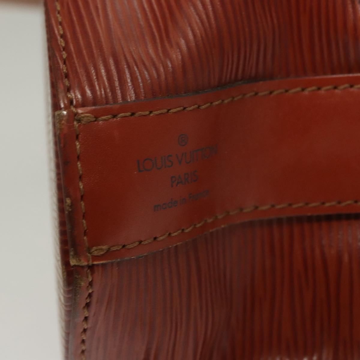 Louis Vuitton Vintage Sac d'Epaule Handbag Epi Leather, BROWN, LEATHER, Shoulder bag