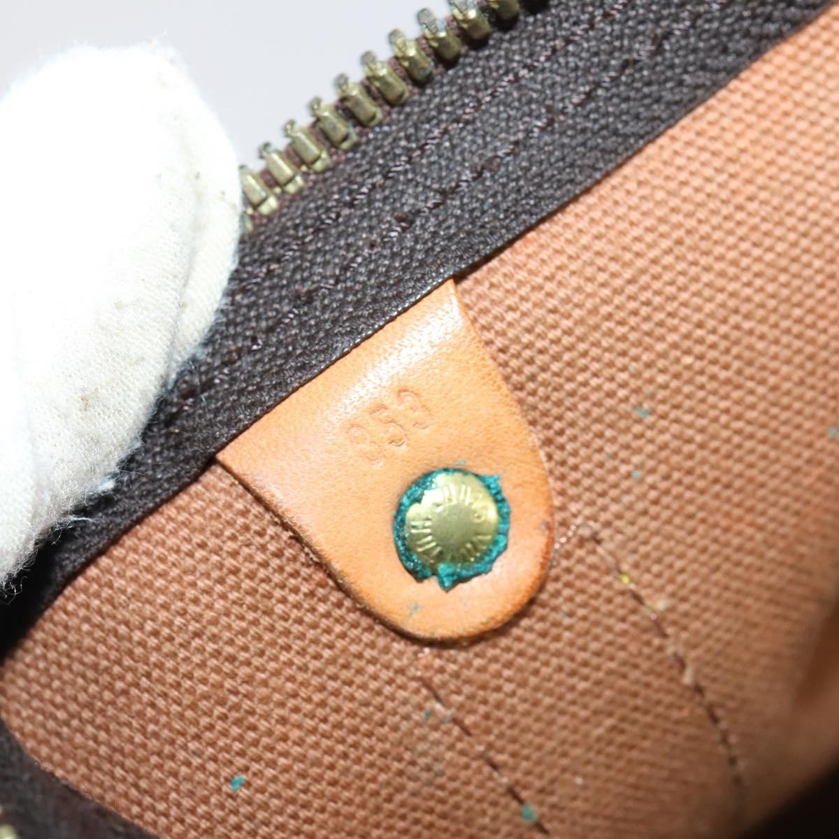 Louis Vuitton Keepall Bag Monogram Canvas, BROWN, CANVAS, Travel bag