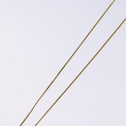 Christian Dior CD Round Pendant Necklace Metal, GOLD, METAL, Necklace