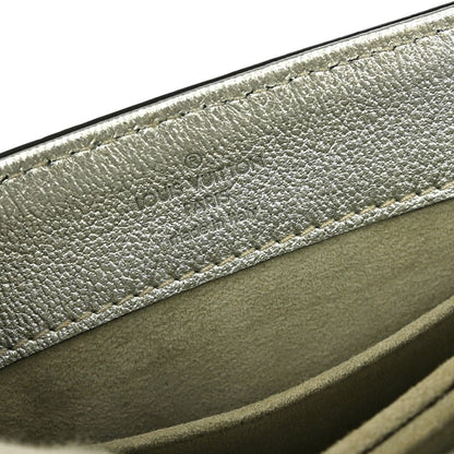 Louis Vuitton Very Chain Bag Whipstitch Leather, Silver, Leather, Handbag
