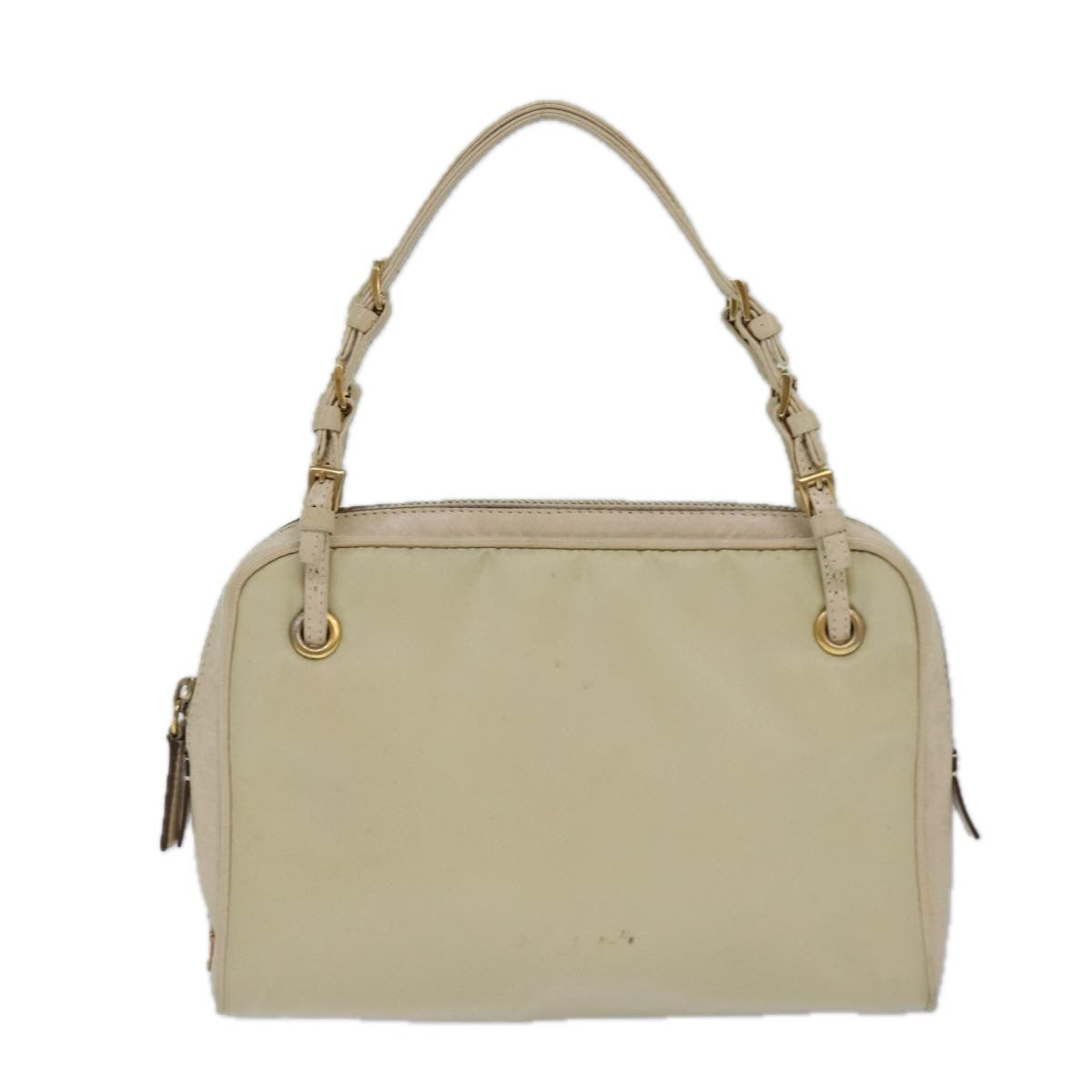 Prada Vintage Handbag Tessuto, BEIGE, NYLON, Handbag