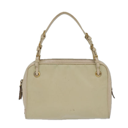 Prada Vintage Handbag Tessuto, BEIGE, NYLON, Handbag