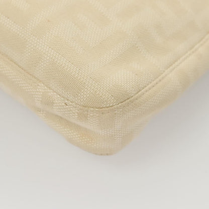 Fendi Mamma Baguette Shoulder Bag Canvas, BEIGE, CANVAS, Shoulder bag