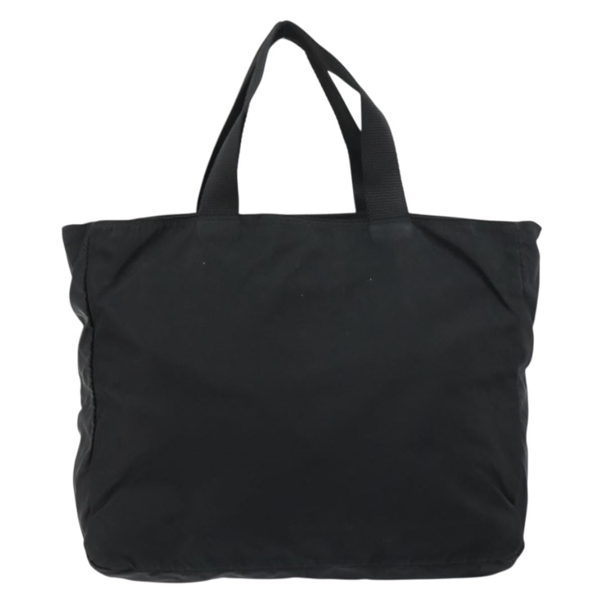 Prada Vintage Zip Tote Tessuto, BLACK, NYLON, Tote bag