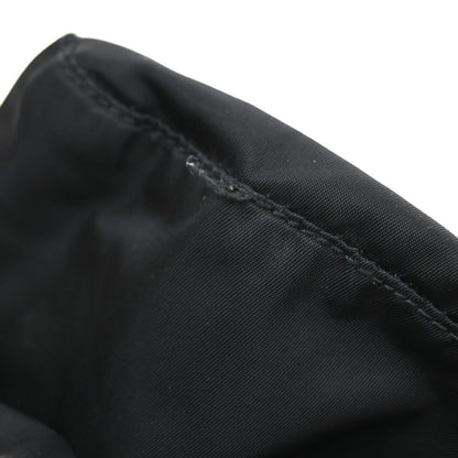 Prada Drawstring Wristlet Bucket Bag Tessuto, BLACK, NYLON, Handbag