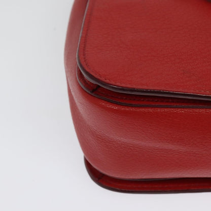 Miu Miu Madras Convertible Lock Tote Leather, RED, LEATHER, Handbag