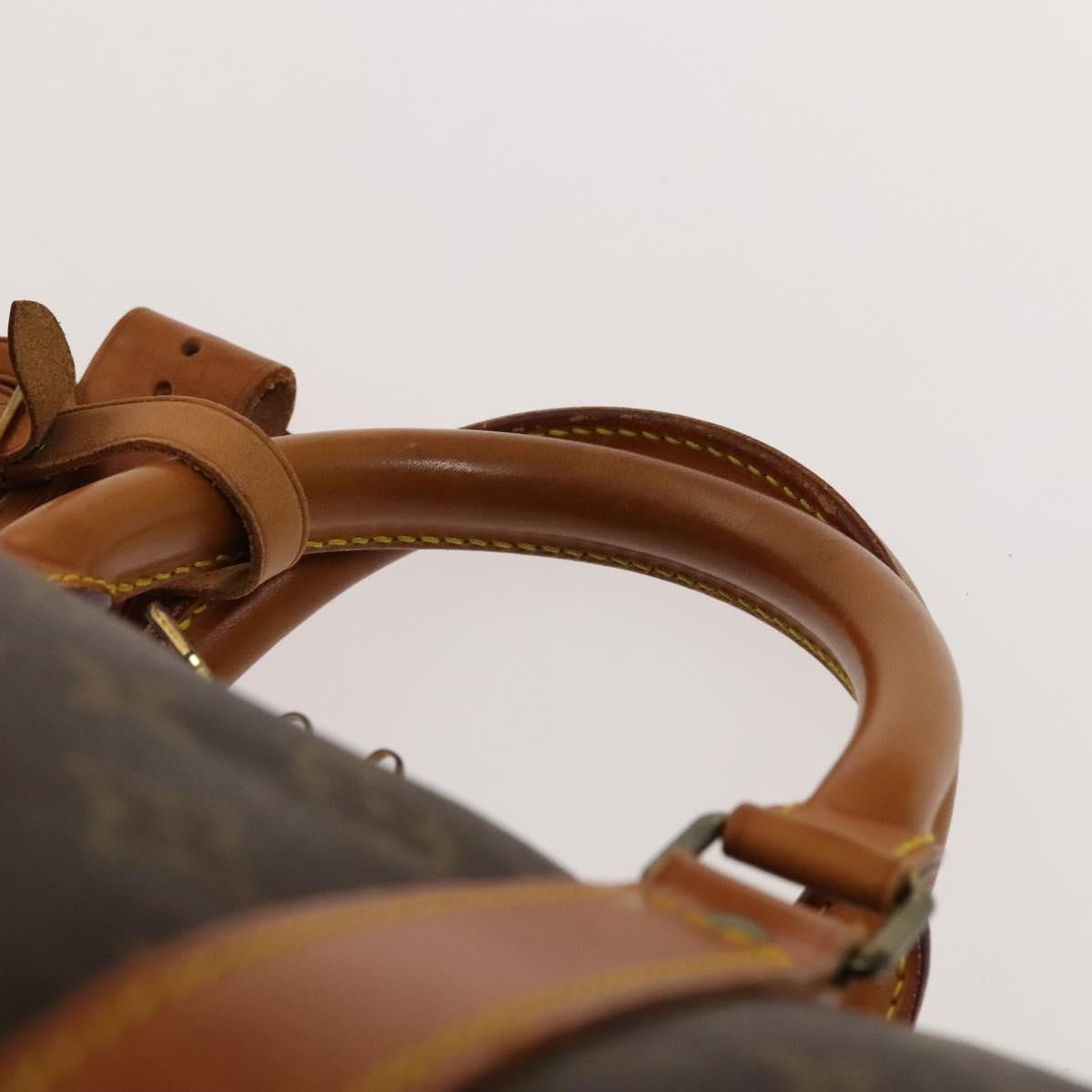 Louis Vuitton Keepall Bag Monogram Canvas, BROWN, CANVAS, Travel bag