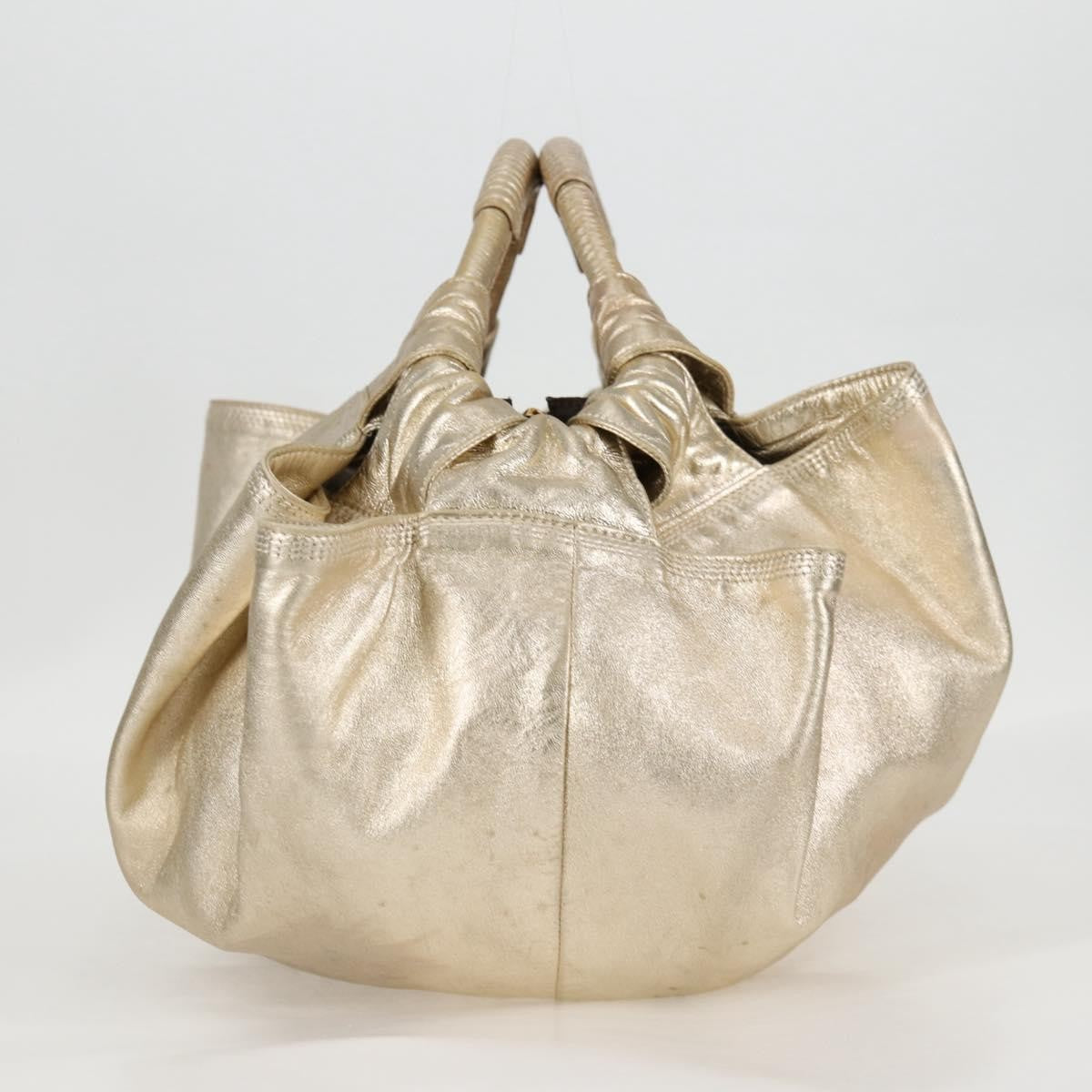 Loewe Anagram Logo Nappa Aire Hand Bag Leather, GOLD, LEATHER, Handbag