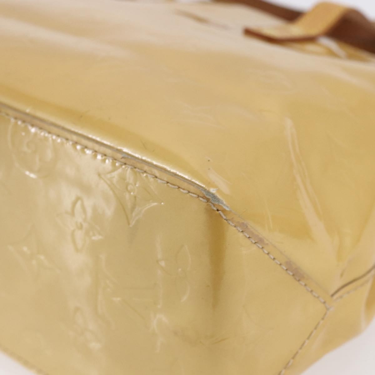 Louis Vuitton Reade Handbag Monogram Vernis, BEIGE, PATENT_LEATHER, Handbag