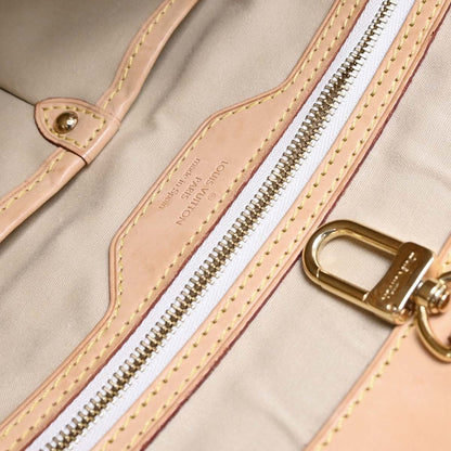 Louis Vuitton Pampelonne Handbag Damier, WHITE, CANVAS, Tote bag