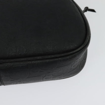 Christian Dior Vintage Trotter Pouch Canvas, BLACK, CANVAS, Clutche & pouche