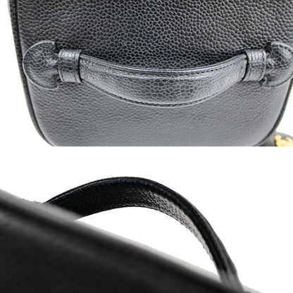 Chanel Vintage Timeless Vanity Case Caviar, BLACK, CALFSKIN, Handbag