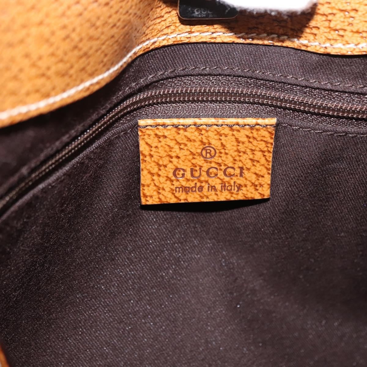 Gucci Vintage Ring Tote GG Canvas with Leather, BEIGE, CANVAS, Tote bag