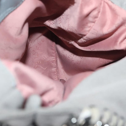 Stella McCartney Falabella Fold Over Crossbody Bag Suede, GRAY, SUEDE, Crossbody bag