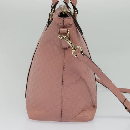 Gucci Margaux Tote (Outlet) Microguccissima Leather, PINK, LEATHER, Tote bag