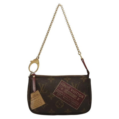 Louis Vuitton Pochette Accessoires Monogram Canvas, BROWN, CANVAS, Clutche & pouche
