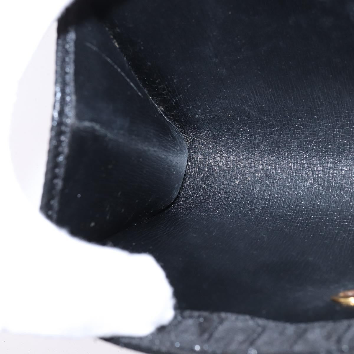 Christian Dior Vintage Honeycomb Flap Crossbody Bag Coated Canvas, BLACK, CANVAS, Clutche & pouche