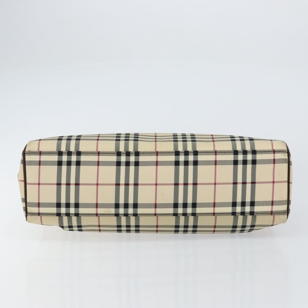 Burberry Nova Check Tote Canvas and Leather, BEIGE, NYLON, Tote bag