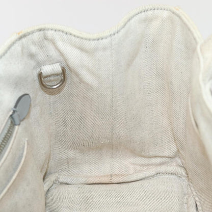 Prada Canapa Tote Rhinestone Embellished Canvas, GRAY, CANVAS, Tote bag